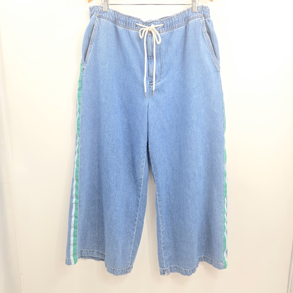 Pilco The Surfer‎ Wide Leg   Stripe Jeans - Picture 4 of 16